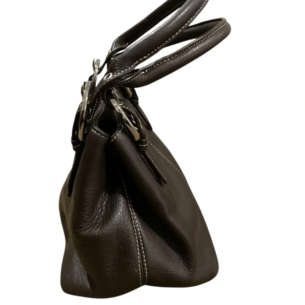 Tignanello Brown Leather Handbag